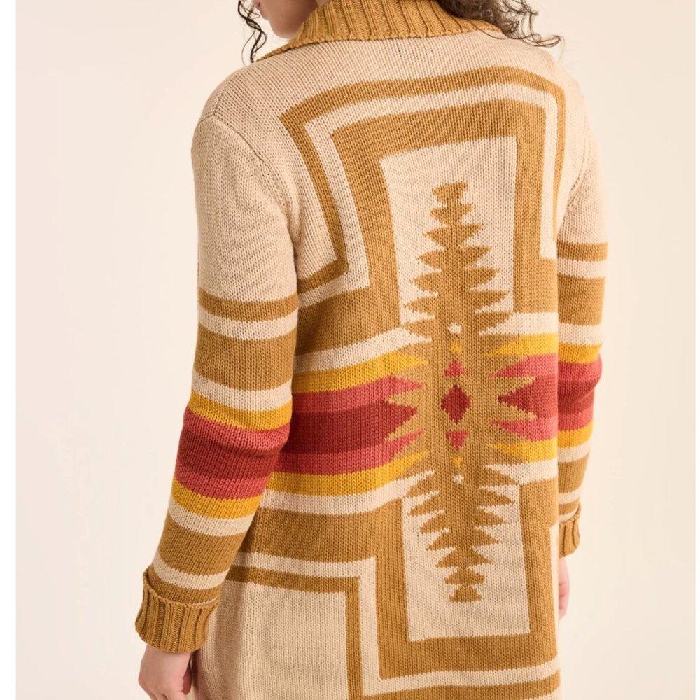 Pendleton - Harding Open Cardigan - Sandshell Mul… - image 1